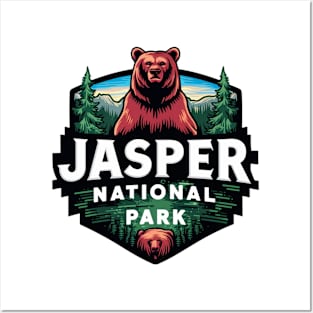 Bear Jasper National Park Posters and Art